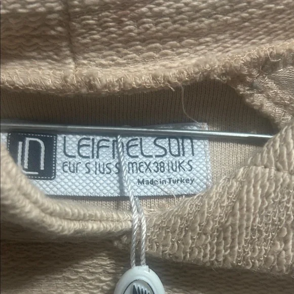 Leif Nelson Women's Tan Cowl Neck Sweater - Picture 3 of 6